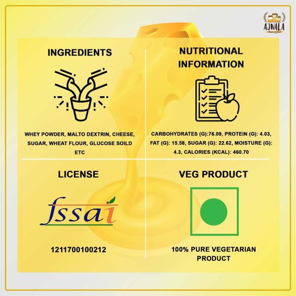 Ajnala Cheddar Cheese Powder 100gm, 200gm, 500gm & 1kg JioMart