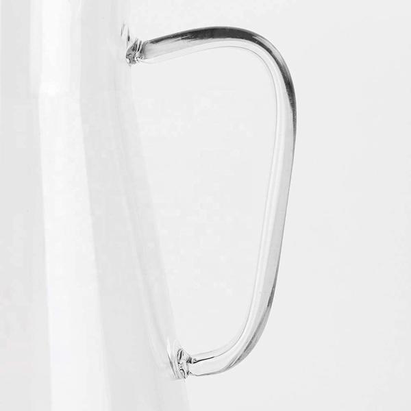 Cracker Transparent Steel Hot Water Glass Jug Milk Carafe With Lid For