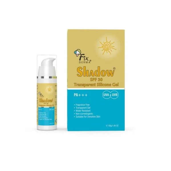 Fixderma Shadow Sunscreen SPF 30 Transparent Silicone Gel for Acne Prone Skin 30g JioMart