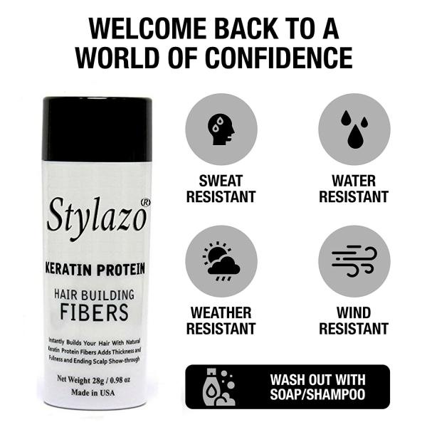 Stylazo Hair building Fibers 28 Grams Hair Loss Concealer, Buy One