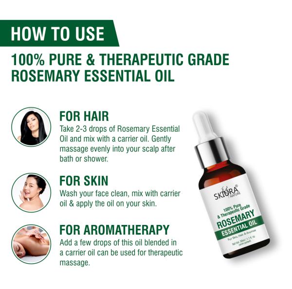 Skiura Nature Rosemary Oil For Hair Growth Hair Oil (30 ml) - JioMart