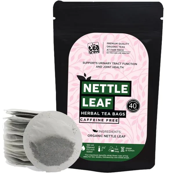 The Tea Trove Stinging Nettle Tea Bags Organic for kidney, raising