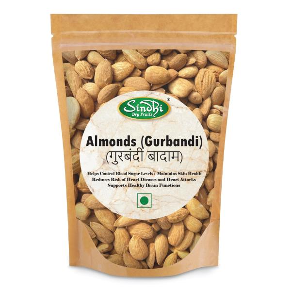 Sindhi Dry Fruits Gurbandi Badam, Premium Gurbandi Almond Giri, Desi