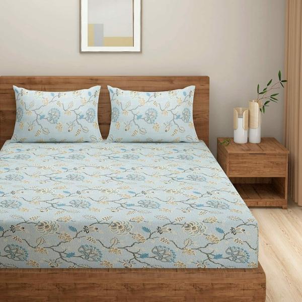 Details about   Swayam Cotton Twin Bedsheet 144 TC -0A6 1 Pillow case-Cream 