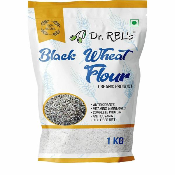 Dr. RBL's Black Wheat Flour 100 Natural Whole Wheat 0 Maida Fresh Chakki AttaPack of 2