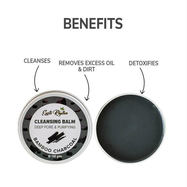 Earth Rhythm Charcoal Cleansing Balm, 100 G JioMart