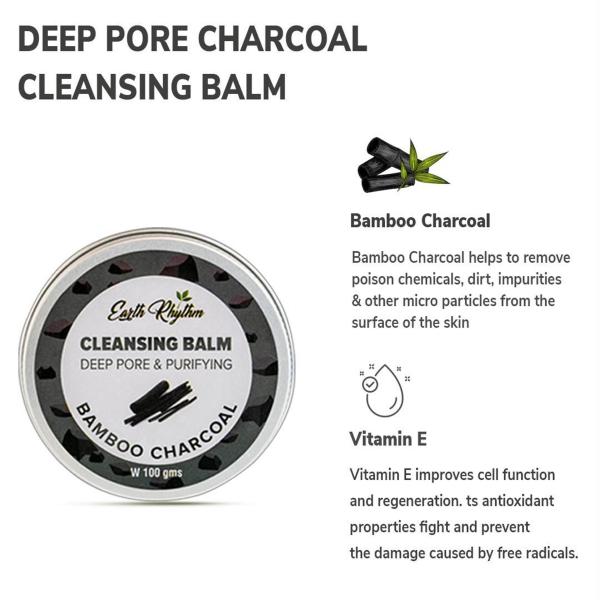 Earth Rhythm Charcoal Cleansing Balm, 100 G JioMart