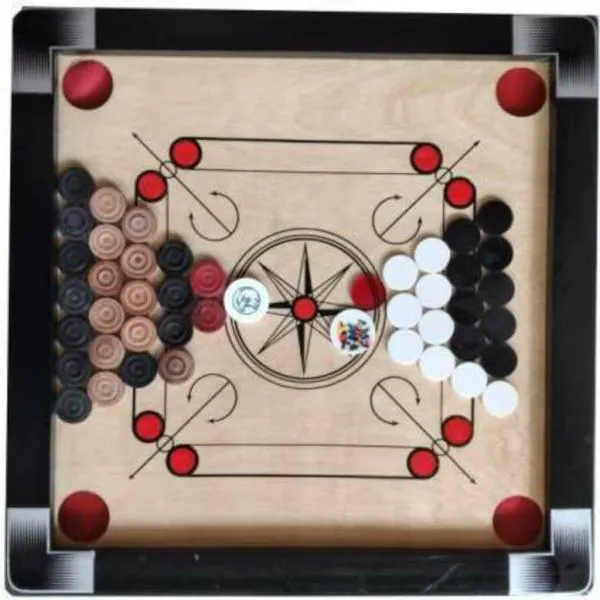 Writzo Multicolor Wooden Carrom Board With Coins, Ludo, Snakes And Ladders  (Pack of 3) - JioMart