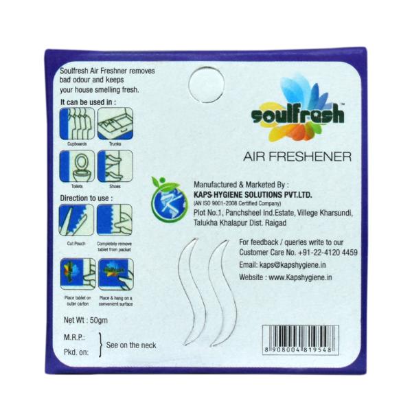 SOULFRESH Lavender Air freshener Blocks for toilet Pack of 3 50g