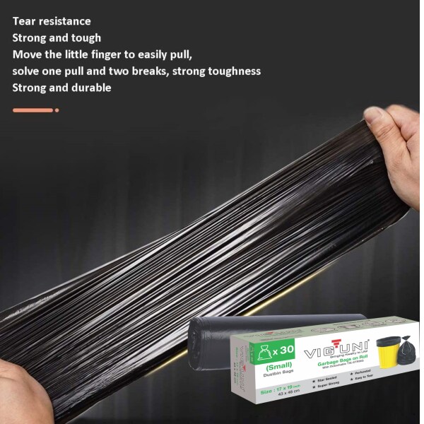 Viguni Garbage Bags Size 17 X 19 CM (Pack 10 Rolls) 300 Bags Small