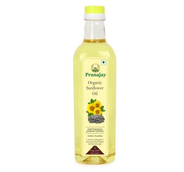 Pranajay Organic Sunflower Oil Cold Pressed 1 Ltr JioMart