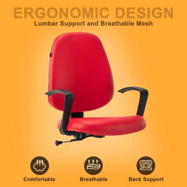 HOF F502 Office Computer Desk Chair Comfort Leatherrete Ergonomic