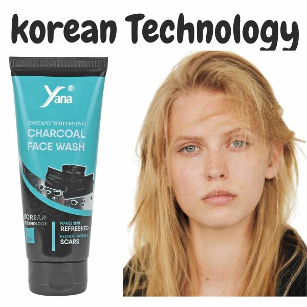 YANA INSTANT RESULTS CHARCOAL FACE WASH FOR PIMPLES PRONE SKIN FOR DRY