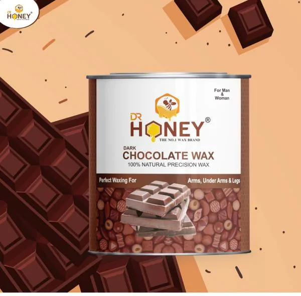 DR HONEY Hair removal wax best Dark chocolate wax 600 gm wax with