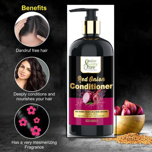 Online Quality Store Red Onion Hair Conditioner - 300 ml |Conditioner for  Hairs - JioMart