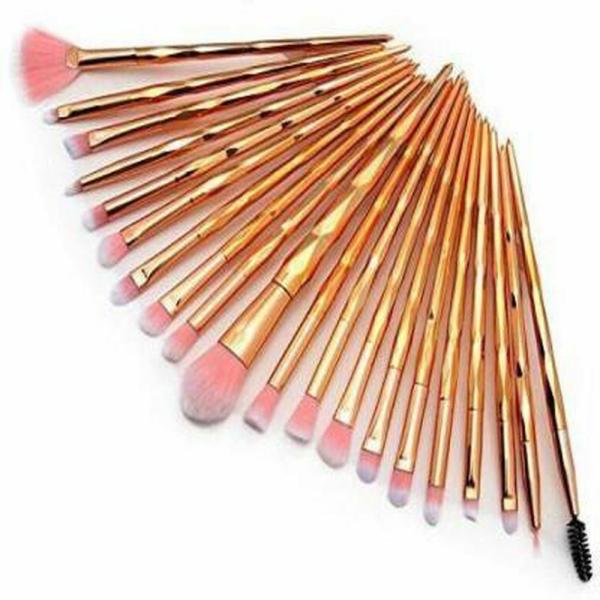 Roslet Eye Makeup Brush Set, 20 Pieces Professional Cosmetic Makeup Brushes all in one JioMart