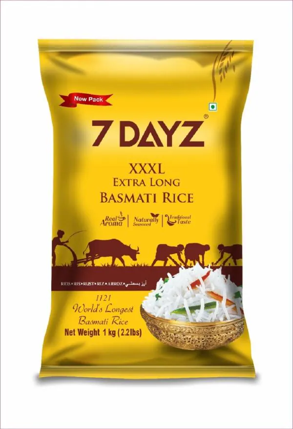 7 Dayz XXXL basmati rice 1kg JioMart