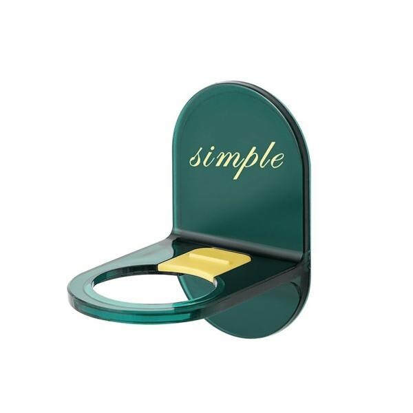 COINFINITIVE1PC Green Shower Gel Hook Shampoo Holder for Shower Wall