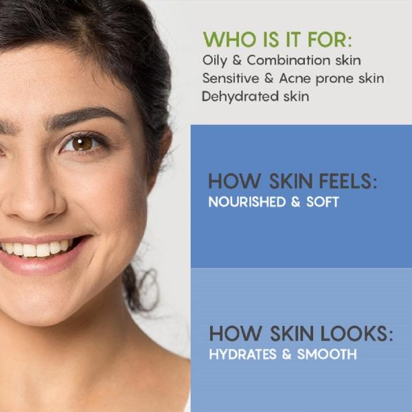 The Moms Co. Natural Green Tea Night Gel l Light Weight l Hydrating l