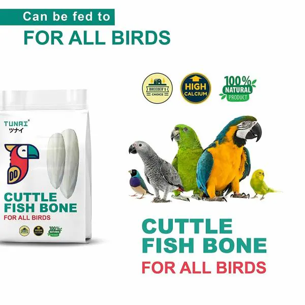 Tunai Calcium Rich Cuttle Fish Bones For Love Birds, Budgies, Conures