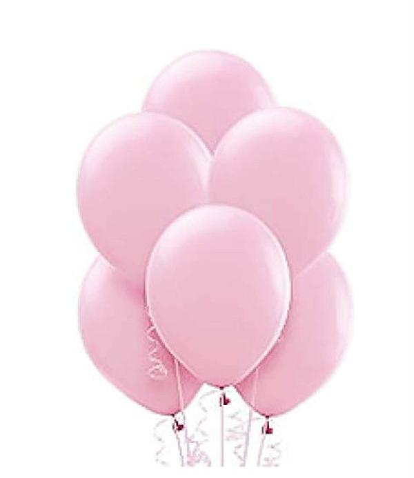 Theammypartyhouseparty Pink Rubber Birthday Party Balloons (Set Of 5