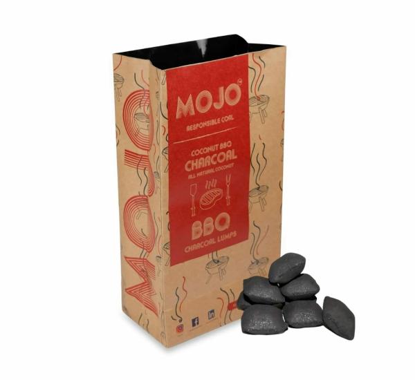 MOJO Coconut Shell BBQ Charcoal Briquette 9 Kg Long Burning Barbeque