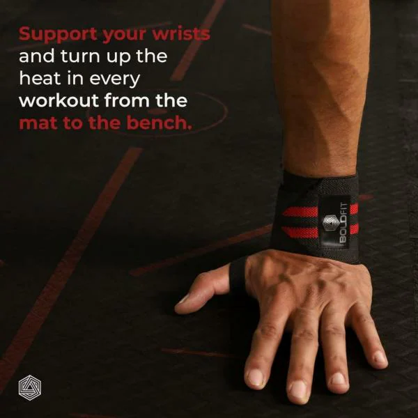 BOLDFIT Wrist Band for Men & Women, Wrist Supporter for Gym. Wrist