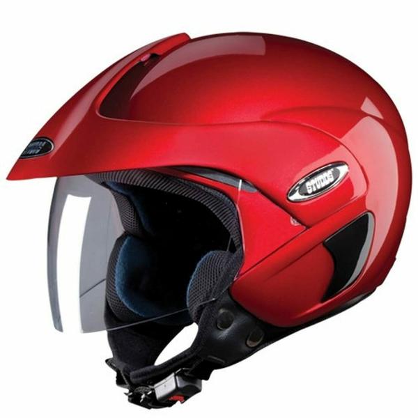 Studds Marshall Open Face Helmet (Cherry Red, L) JioMart