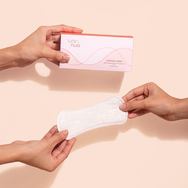 Nua Everyday Panty Liners RashFree and ToxinFree Pack of 48, 48pcs