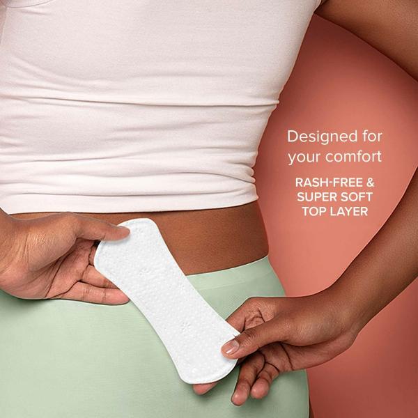 Nua Everyday Panty Liners RashFree and ToxinFree Pack of 48, 48pcs