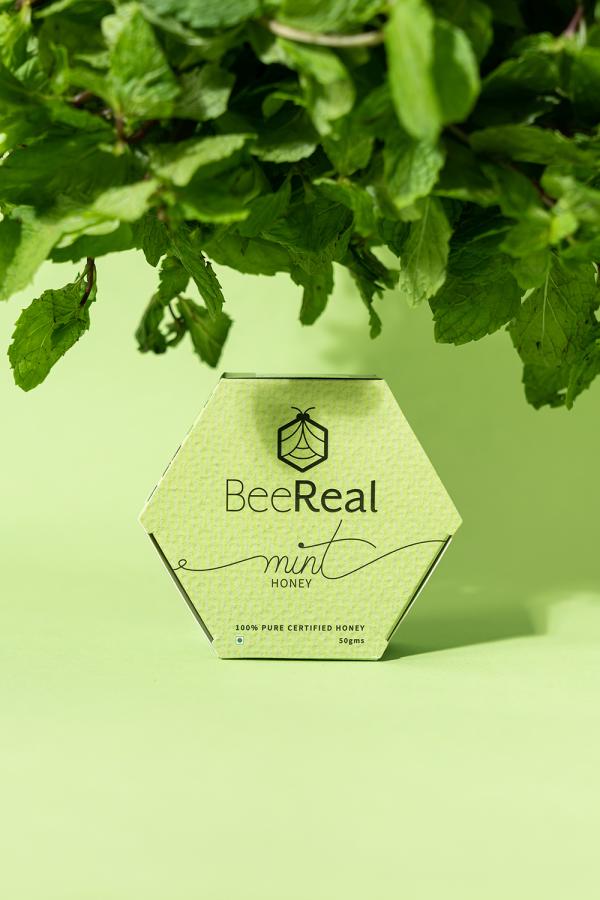Bee Real Mint Honey Pack of 7 with 35 sachet 350gram JioMart