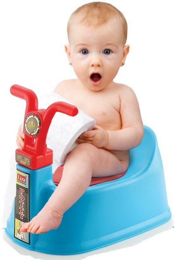 Nabhya Small Size Bike Style Toilet Trainer Baby Potty Seat with