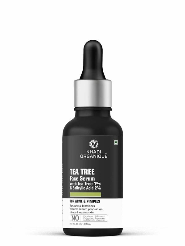 Khadi Organique Tea Tree Face Serum and Face wash For Acne & Pimples