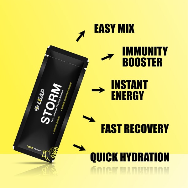 LEAP Storm Recovery Drink Mix PreWorkout Supplement energy booster