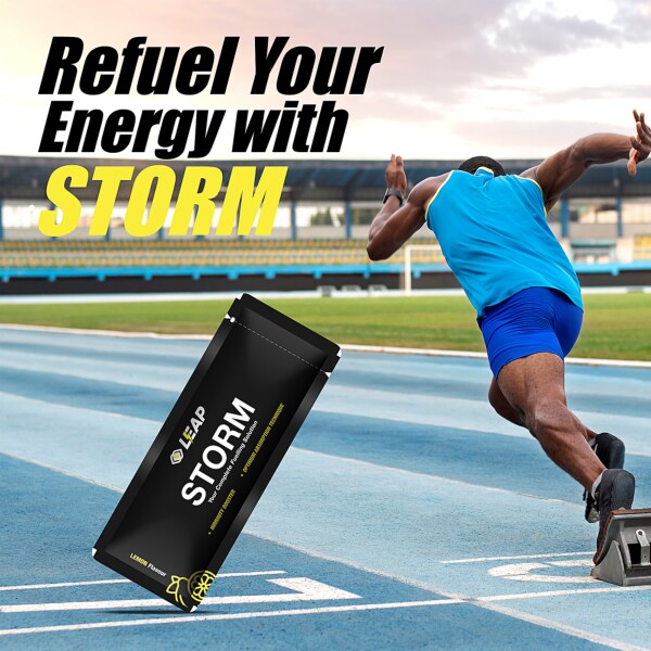LEAP Storm Recovery Drink Mix PreWorkout Supplement energy booster