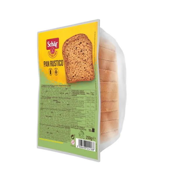 Schar Pan Rustico Gluten Free Bread (Brown Bread), 250g JioMart