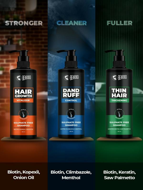 Beardo Dandruff Control Sulphate Free Shampoo 200 ml Biotin