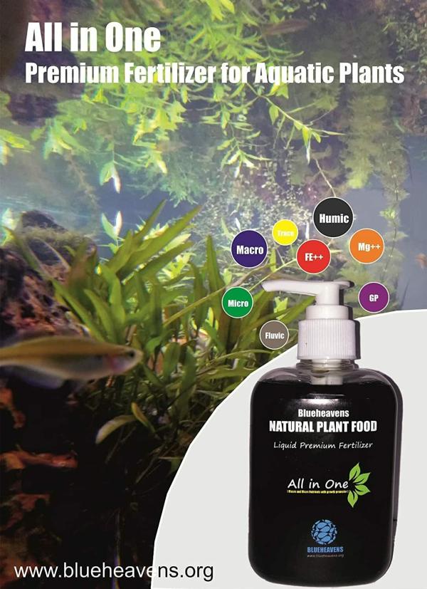 Premium Fertilizer (All in One) for Aquarium Plants 250ml, Specially