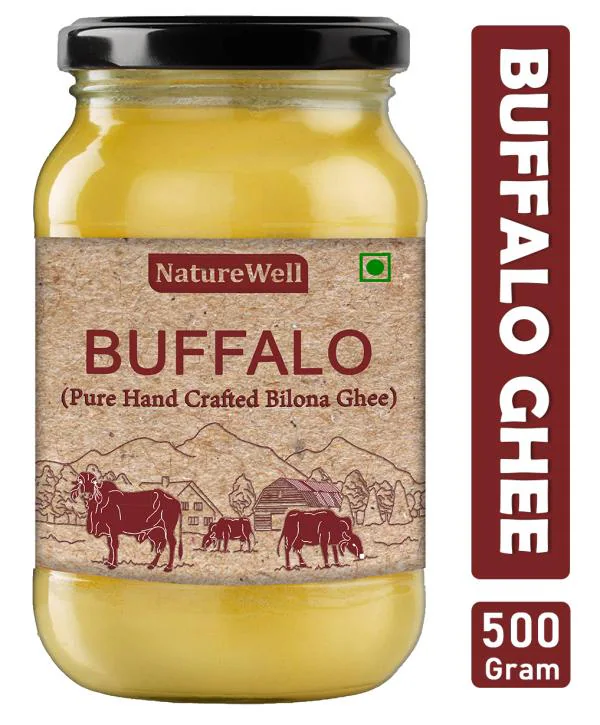 Indian Buffalo Ghee 500ml Made by Hand Churned Method Rich Taste & Aroma JioMart