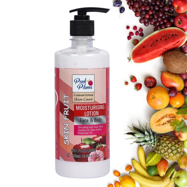 Pink Plums 1000 ML Body LotionSkin Fruit + Lavender Deep Nourish Silky