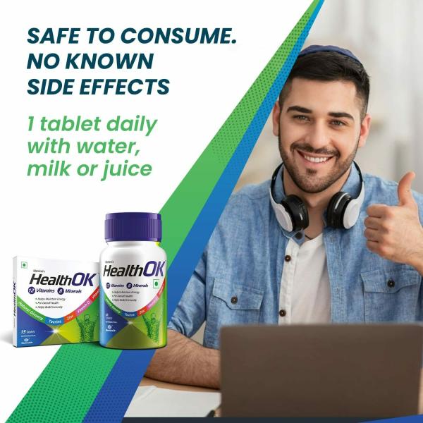 Health ok Mankind With Multivitamin, Multimineral and Amino Acids