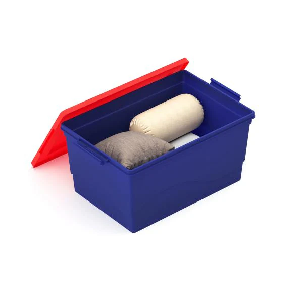 Nilkamal Storage Box 50 Ltr (Pepsi Blue/Gem Red) JioMart