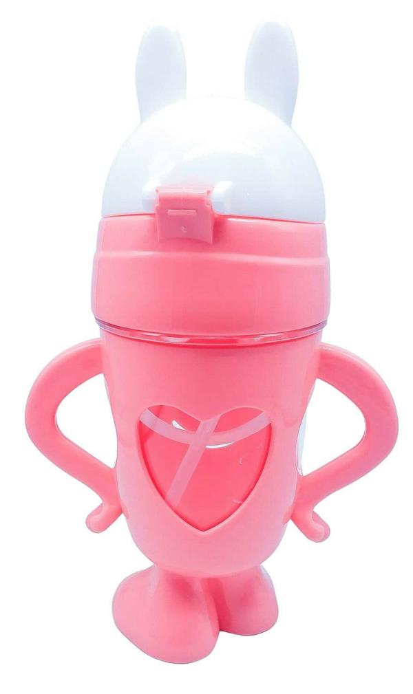 Te Quiti Pink Plastic Leakproof Durable BPA Free NonToxic Baby Sipper