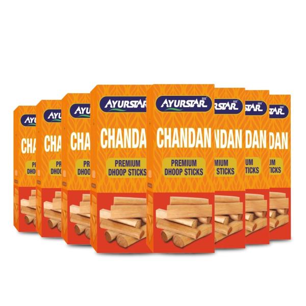 Ayurstar555 Premium Dhoop Agarbatti Sticks Pack of 8 Long Lasting