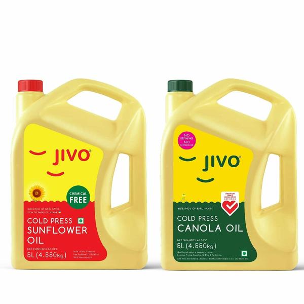 5L Canola oil + 5L Sunflower oil JioMart