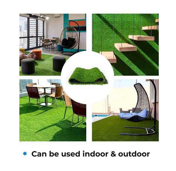 Kuber Industries 35 MM Artificial Grass for Balcony Or Doormat