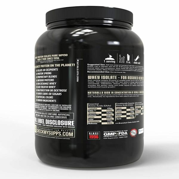 NUTRABIO Complete Whey Protien Isolate 5 lb Ice Cream Cookie Dream l