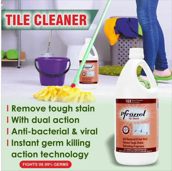 Pfroziel heavy duty bathroom tile cleaner I Remove tough stain/heavy