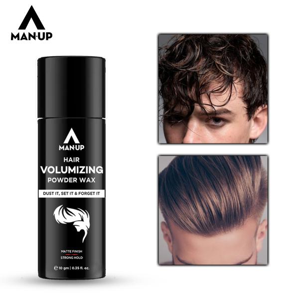 Man-Up Hair Volumizing Powder Wax For Men 10gm | Strong Hold With Matte  Finish Hair Styling - JioMart