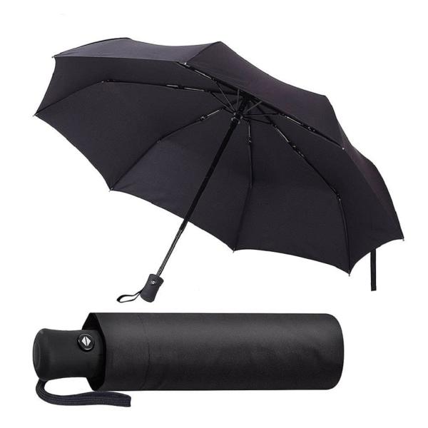 ELITEhOME Automatic 3 Fold Umbrella, Umbrella For Women, Men And Kids